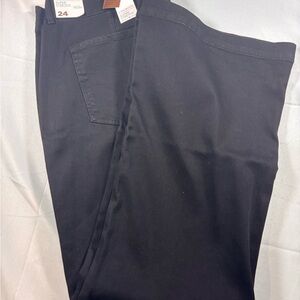 Lane Bryant Women's High Rise Super Stretch Jeans - Dark Black